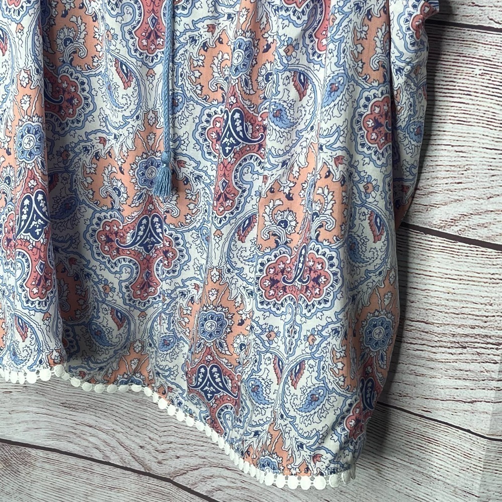 Victoria's Secret Paisley Boho Lounge Pajama Cami Camisole Top Large New - Picture 2 of 11